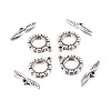 Tibetan Style Toggle Clasps LS-LF11359Y-2