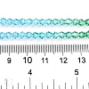 Gradient Color Baking Paint Glass Bead Strands DGLA-A039-T6mm-A018-5
