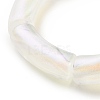 Acrylic Curved Tube Chunky Stretch Bracelet for Women BJEW-JB08124-4