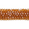 Transparent Electroplate Glass Beads Strands LS-EGLA-A039-T3mm-A28-1