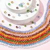 10 Strands 10 Styles Electroplate Glass Beads Strands EGLA-CJ0001-28-4