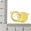 Real 18K Gold Plated Brass Micro Pave Cubic Zirconia Pendant KK-R159-42G-3