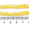 Baking Electroplate Glass Beads Strands X-DGLA-A039-J10mm-B23-4