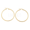 Ion Plating(IP) 304 Stainless Steel Hoop Earrings EJEW-N0016-11G-H-2