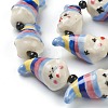 Handmade Porcelain Beads X-PORC-G006-17-3