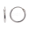 925 Sterling Silver Hoop Earring Findings STER-E062-05A-S-2