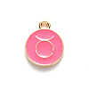 Alloy Enamel Pendants X-ENAM-S124-01A-03C-2