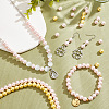   2 Strands Electroplated Shell Pearl Beads Strands BSHE-PH0001-32A-4