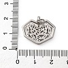 Brass Micro Pave Cubic Zirconia Pendants KK-P308-17P-3