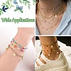 10Pcs 5 Colors Brass Micro Pave Cubic Zirconia Charms KK-CJ0004-08-7