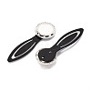 Alloy & Iron Bookmark Cabochon Settings PALLOY-N184-05S-2