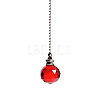 Glass Crystal Ceiling Fan Pull Chain Extenders PW-WG22568-03-1