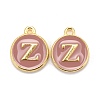 Golden Plated Alloy Enamel Charms X-ENAM-S118-07Z-1