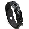 Imitation Leather Braided Cord Bracelets PW-WG88911-05-1