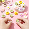 20Pcs Daisy Food Grade Eco-Friendly Silicone Focal Beads SIL-CJ0001-07-3