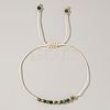 Natural Birthstone Braided Bead Bracelets for Women VA8051-5-1