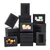 Rectangle Folding Paper Storage Boxes CON-WH0106-01A-03-1