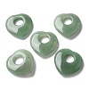 Natural Green Aventurine Hollow Pendants G-C167-06A-1