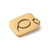304 Stainless Steel Charms LS-STAS-R001-01G-Q-2