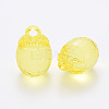 Autumn Theme Transparent Acrylic Pendants TACR-T024-04B-916-3