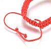 Adjustable Nylon Cord Cord Braided Bracelets X-BJEW-L639-12-3