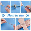 Alloy European Style Clasps PDLC-PH0001-02AS-3