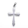 Non-Tarnish 304 Stainless Steel Pendants with 201 Stainless Steel Clasp STAS-G124-18P-1