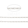 Rhodium Plated 925 Sterling Silver Figaro Chains STER-F052-15P-2