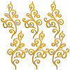 Ethnic Style Flower Pattern Computerized Embroidery Appliques PATC-WH20017-21E-1