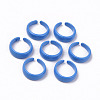 Spray Painted Alloy Cuff Rings RJEW-T011-07-RS-1