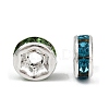 Brass Grade A Rhinestone Spacer Beads RB-A014-Z6mm-S-4