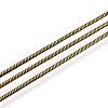 Brass Round Snake Chain CHC-WH0014-02AB-1