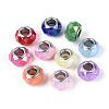 Opaque Acrylic European Beads GPDL-N006-01A-04-2
