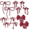 12Pcs 6 Styles Spray Painted Alloy Pendants FIND-BM0001-24-1
