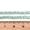 Electroplate Imitation Jade Glass Beads Strands X-EGLA-J025-F08-4