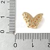 Brass Micro Pave Cubic Zirconia Beads KK-A253-10G-3