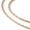 201 Stainless Steel Boston Link Chain Necklace for Men Women NJEW-P268-A31-2X5-2