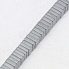 Electroplate Non-magnetic Synthetic Hematite Heishi Beads Strands G-J171B-3x3mm-02-3
