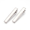 Iron Flat Alligator Hair Clip Findings IFIN-S286-46mm-1