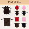 24Pcs 8 Styles Gourd & Rectangle Velvet Drawstring Packing Bags TP-TA0001-07B-4