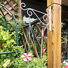 AHANDMAKER 4 Sets 2 Colors Iron Flower Basket Hook Hangers AJEW-GA0002-94-5