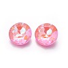 Faceted Glass Pointed Back Rhinestone Cabochons GLAA-L021-E-2