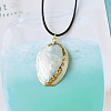Natural Conch and Shell Pendant Necklaces YJ0466-16-1