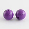 Chunky Bubblegum Round Acrylic Beads SACR-S044-8mm-11-1