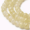 Spray Painted Glass Beads Strands X-GLAA-A038-C-41-3