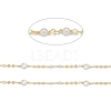 Handmade CCB Plastic Imitation Pearl Beaded Chains CHC-K011-26G-2