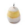 Flocky Resin Pendants FIND-S001-14A-2