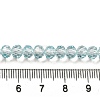 Transparent Baking Paint Glass Beads Strands DGLA-A034-T6mm-D06-4
