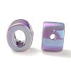 UV Plating Rainbow Iridescent Acrylic Beads OACR-C012-01B-1-3
