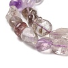 Natural Rutilated Quartz Beads Strands G-P497-01E-08B-4